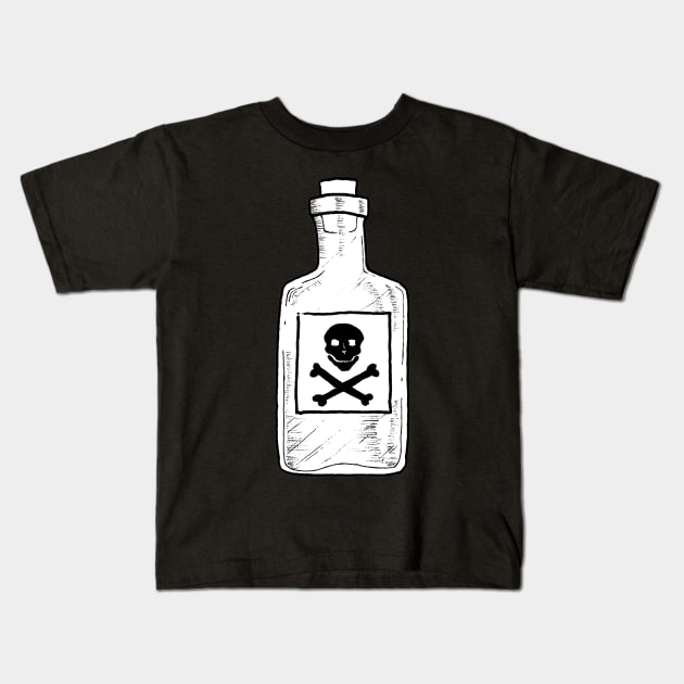 Poison In A Bottle Kids T-Shirt by SmartCraftCo